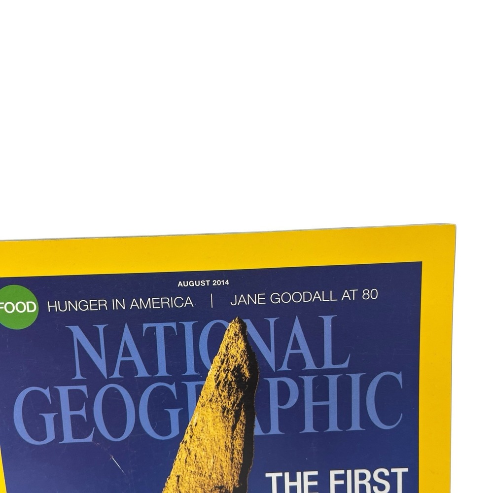 National Geographic Magazine August 2014 First Stonehenge, Jane Goodall‎ at 80 - Picture 2 of 5